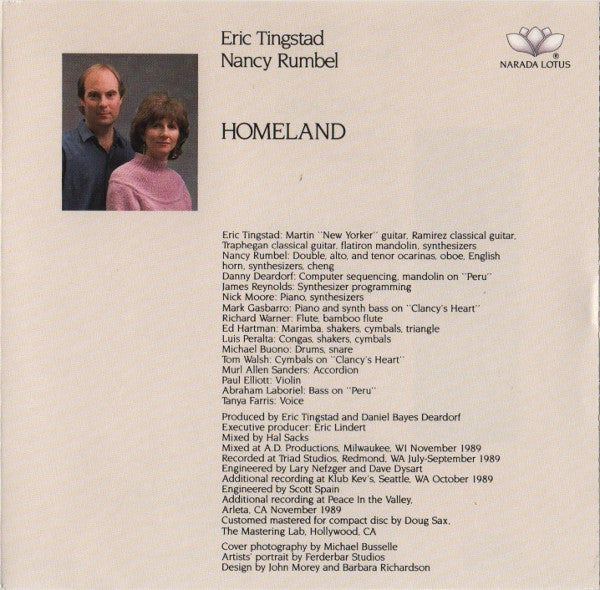 Tingstad & Rumbel : Homeland (CD, Album)