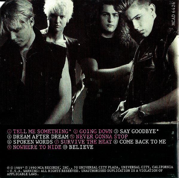 Indecent Obsession : Indecent Obsession (CD, Album)