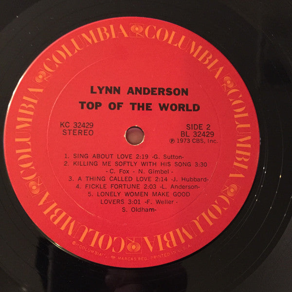 Lynn Anderson - Top Of The World (LP) (G+) - Endless Media