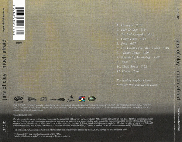 Jars Of Clay : Much Afraid (CD, Album, Club, Enh)