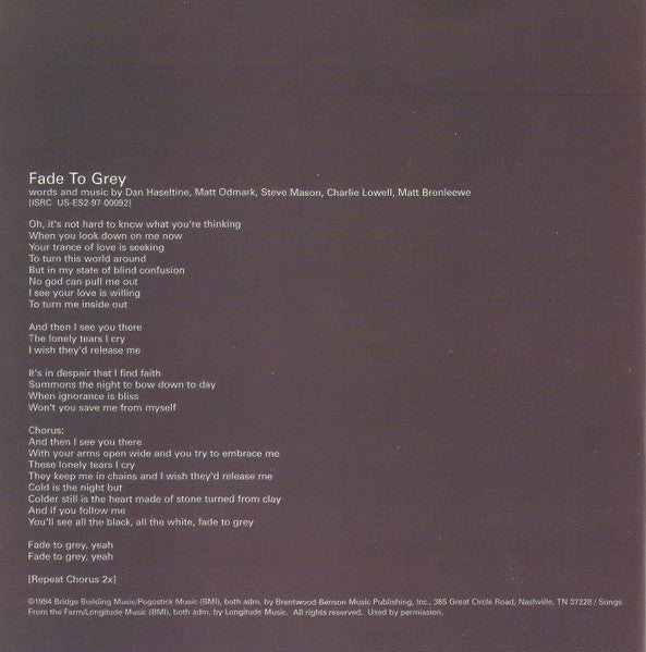 Jars Of Clay : Much Afraid (CD, Album, Club, Enh)