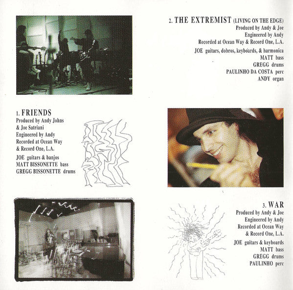 Joe Satriani : The Extremist (CD, Album, Nim)