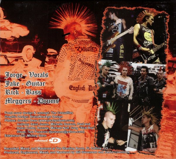 The Casualties : On The Front Line (CD, Album, Enh, Dig)
