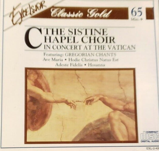 Coro Della Cappella Sistina : In Concert At The Vatican Ft Gregorian Chants (CD, Album)