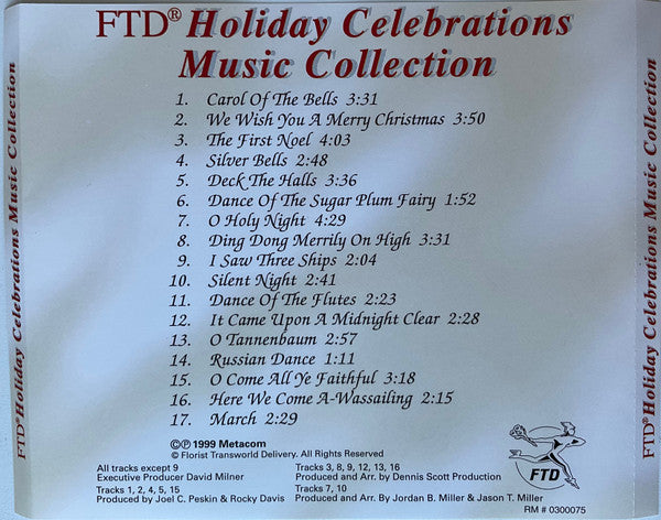 Unknown Artist : FTD Holiday Celebrations Music Collection (CD, Album)