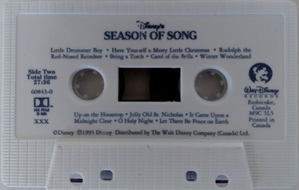 Various : Disney's Season Of Song (A Traditional Holiday Collection) (Cass, Comp, HX )
