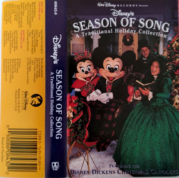 Various : Disney's Season Of Song (A Traditional Holiday Collection) (Cass, Comp, HX )