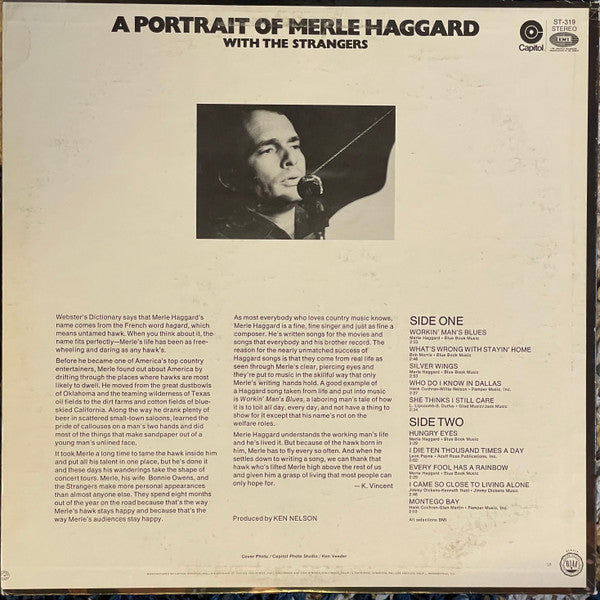 Merle Haggard : A Portrait Of Merle Haggard (LP, Los)