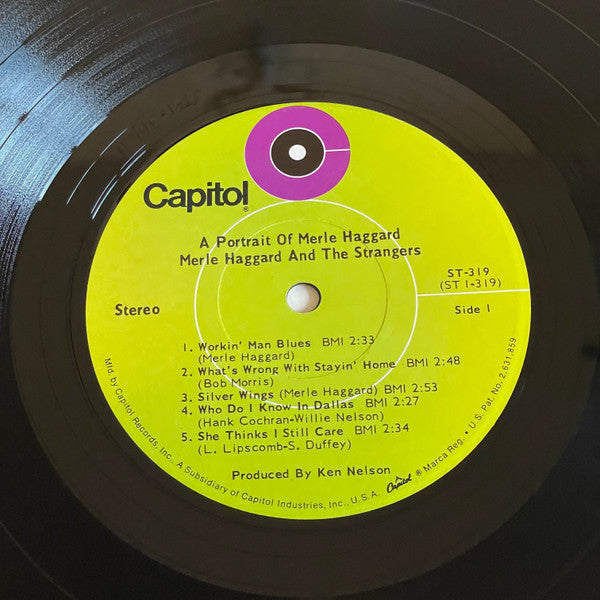 Merle Haggard : A Portrait Of Merle Haggard (LP, Los)