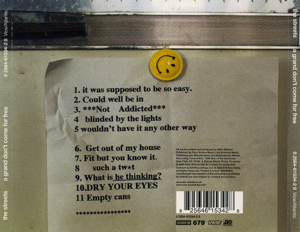 The Streets : A Grand Don't Come For Free (CD, Album)