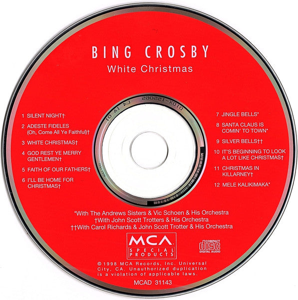 Bing Crosby : Merry Christmas (CD, Album, RE, Son)