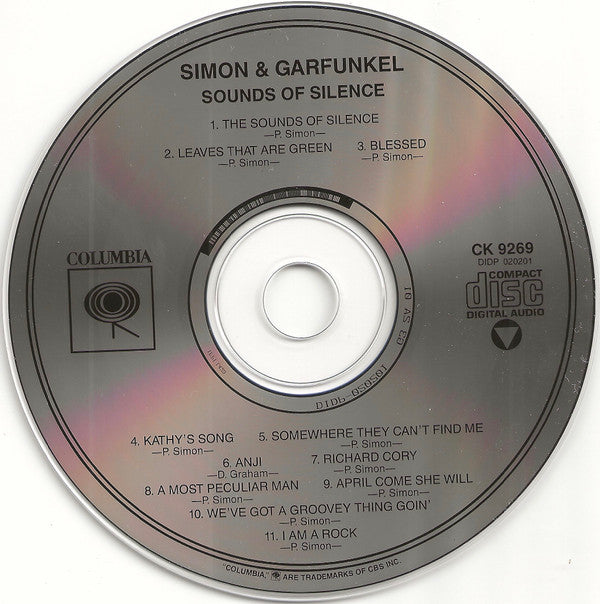 Simon & Garfunkel : Sounds Of Silence (CD, Album, RE, RP)