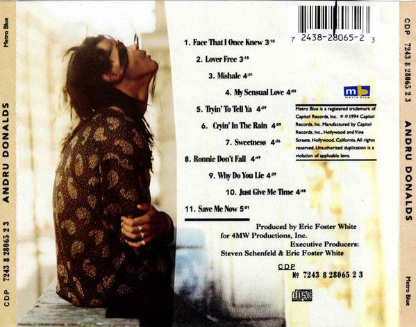 Andru Donalds : Andru Donalds (CD, Album, Promo)