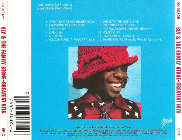Sly & The Family Stone : Greatest Hits (CD, Comp, RE)