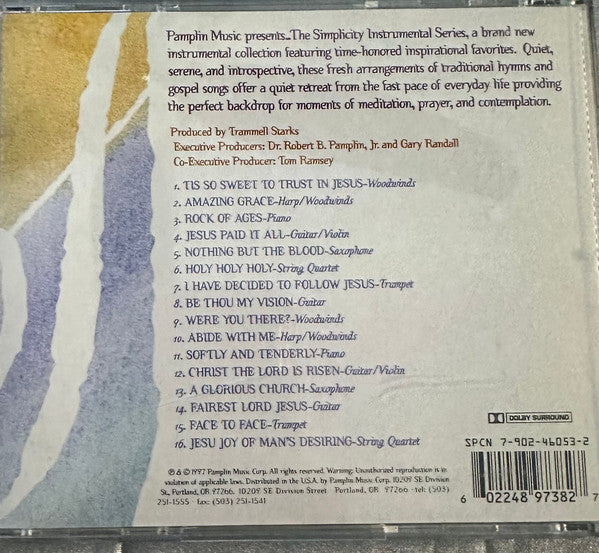 Unknown Artist : Simplicity Collection (CD, Comp)