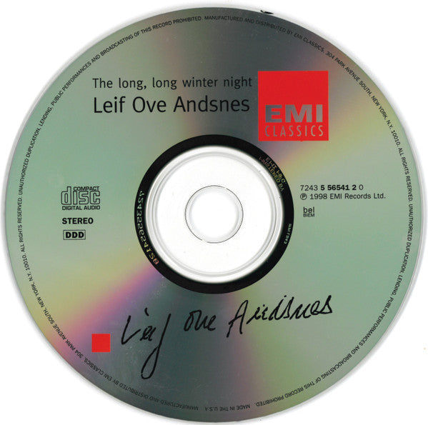 Leif Ove Andsnes : The Long, Long Winter Night (CD, Album)