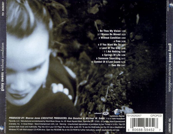 Ginny Owens : Without Condition (CD, Album, Enh)