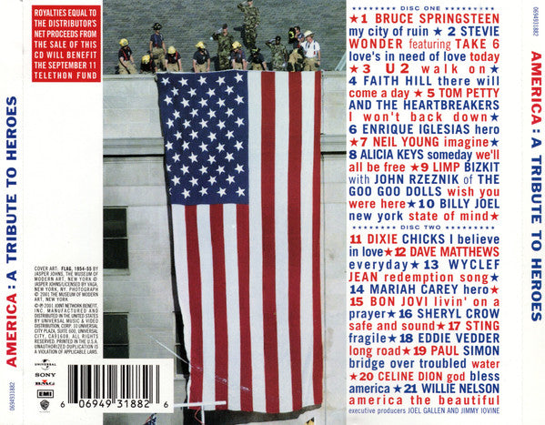 Various : America: A Tribute To Heroes (2xCD, Album)