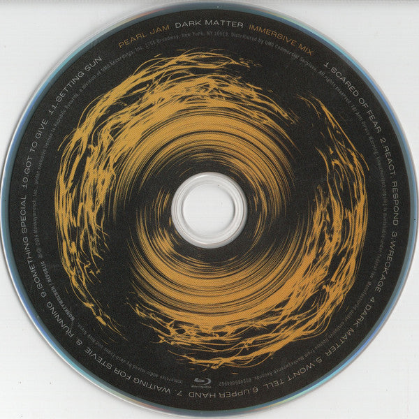 Pearl Jam : Dark Matter (CD, Album + Blu-ray, Blu-ray-A, Album, Multichanne)