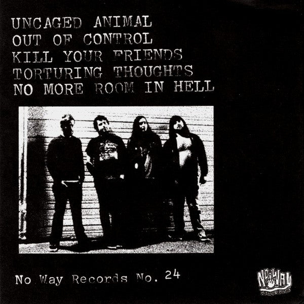 Human Mess - Uncaged Animal (7") (VG+) - Endless Media