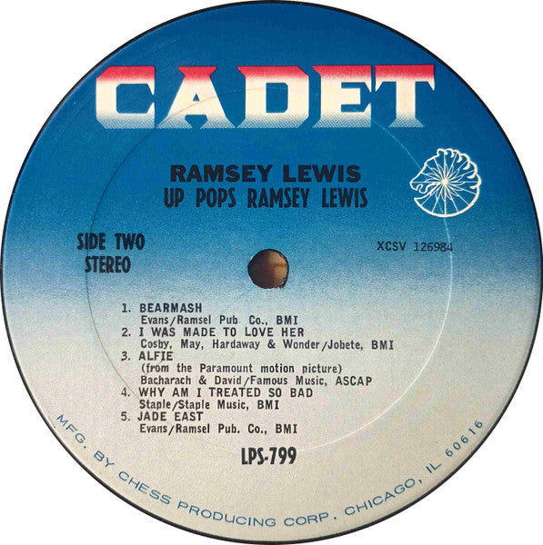 Ramsey Lewis : Up Pops Ramsey Lewis (LP, Album, RP, San)