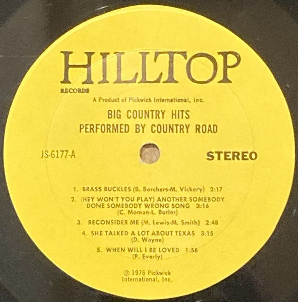 Country Road : Big Country Hits (LP, Album)