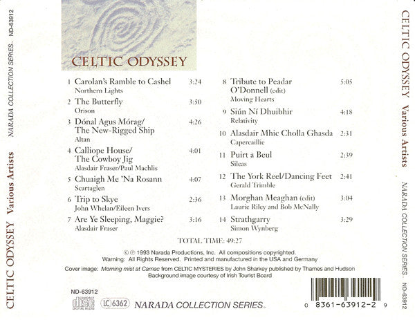Various : Celtic Odyssey - A Contemporary Celtic Journey (CD, Comp)