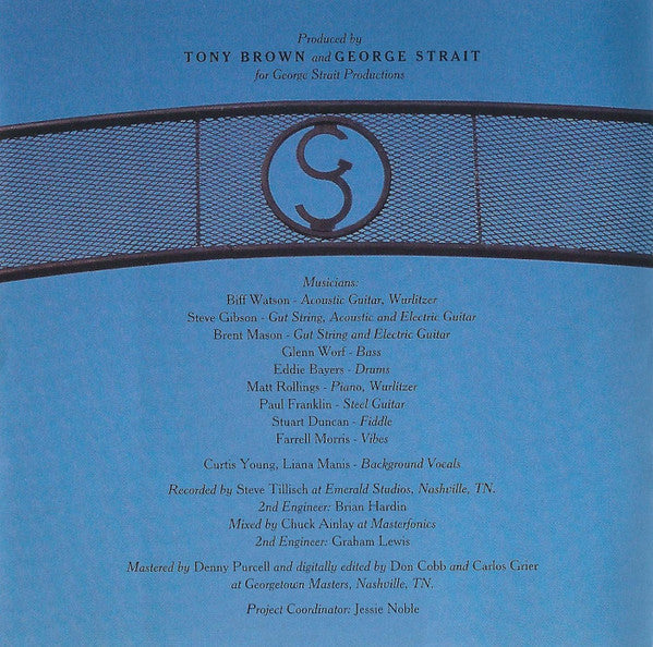 George Strait : Blue Clear Sky (HDCD, Album)