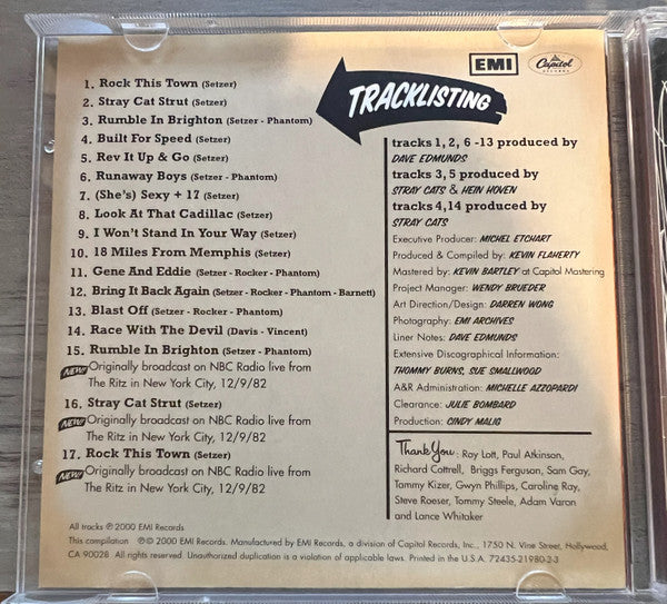 Stray Cats : Greatest Hits (CD, Comp, Club, RM)