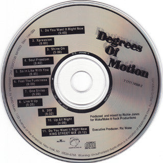 Degrees Of Motion : Degrees Of Motion (CD)