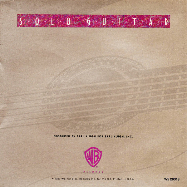 Earl Klugh : Solo Guitar (CD, Album, Club)