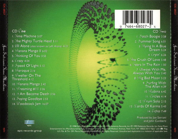 Joe Satriani : Time Machine (2xCD, Album)