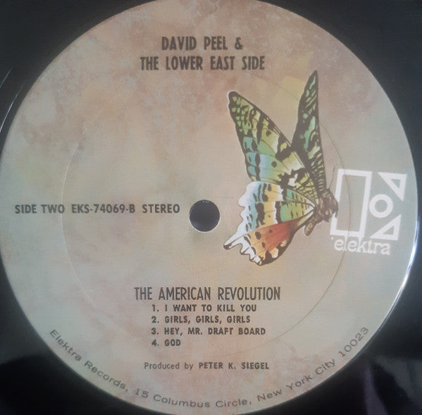 David Peel & The Lower East Side : The American Revolution (LP, Album, RP, Ter)