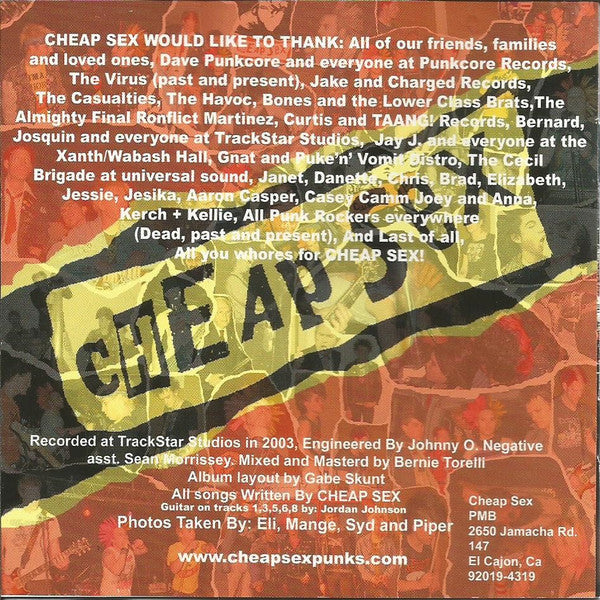 Cheap Sex : Launch Off To War (CD, Album)