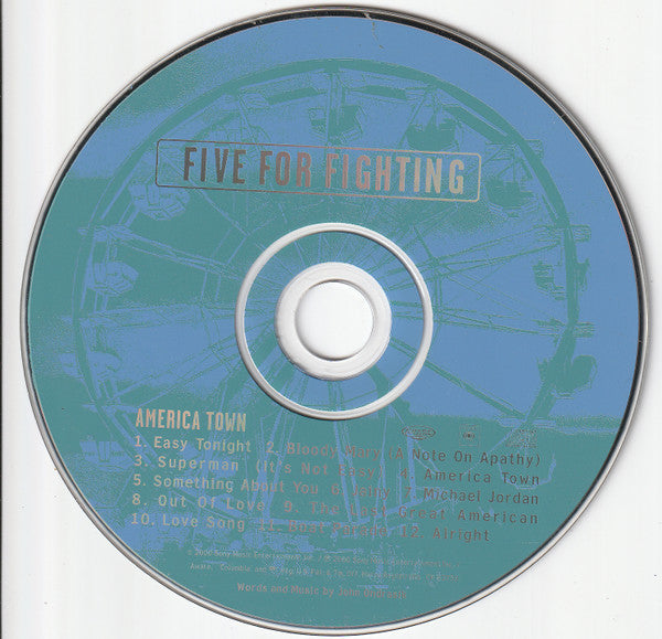 Five For Fighting : America Town (CD, Album)