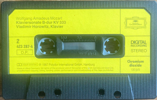 Vladimir Horowitz, Wolfgang Amadeus Mozart, Carlo Maria Giulini : Horowitz Plays Mozart (Cass, RE, Dol)