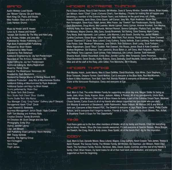 Hinder (2) : Extreme Behavior (CD, Album, RE)