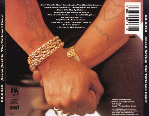 Aaron Neville : The Tattooed Heart (CD, Album)
