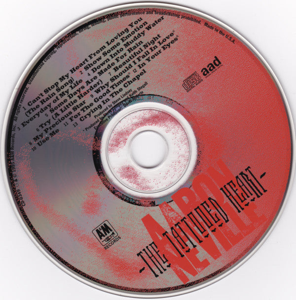 Aaron Neville : The Tattooed Heart (CD, Album)