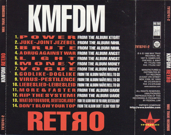 KMFDM : Retro (CD, Comp)