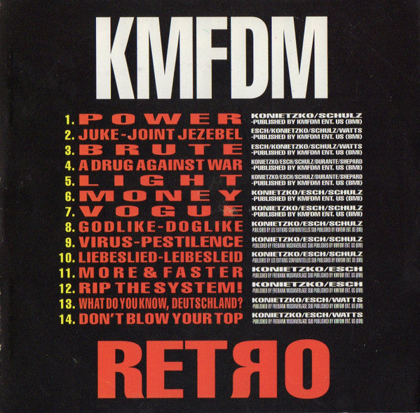 KMFDM : Retro (CD, Comp)