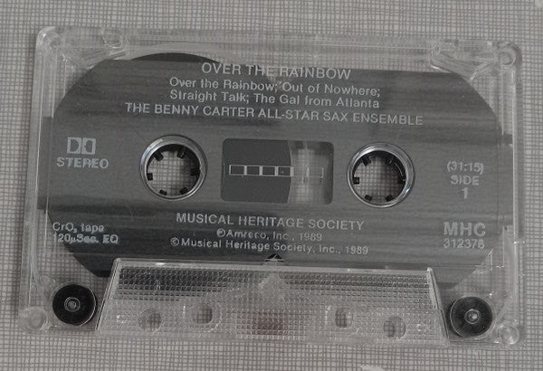 The Benny Carter All-Star Sax Ensemble : Over The Rainbow (Cass, Album, Club)
