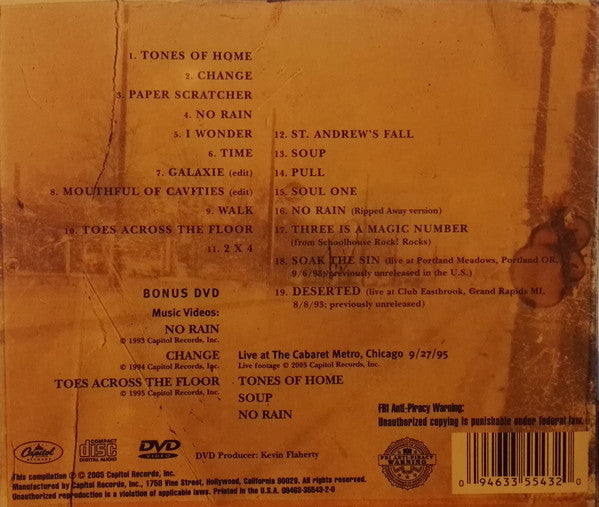 Blind Melon : Tones Of Home: The Best Of Blind Melon (Limited Edition) (CD, Comp + DVD-V)