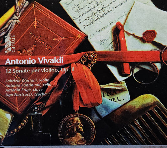 Antonio Vivaldi : 12 Sonate per violino, Op. II (2xCD-ROM)