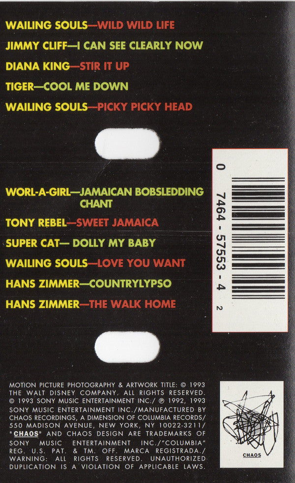 Various : Cool Runnings (Music From The Motion Picture) (Cass, Comp)