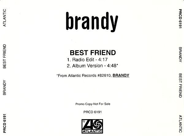 Brandy (2) : Best Friend (CD, Single, Promo)