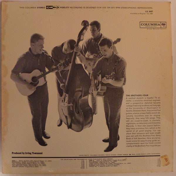 The Brothers Four : The Brothers Four Song Book (LP, Album, Gat)