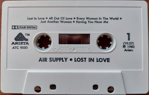 Air Supply : Lost In Love (Cass, Album, Club, CRC)