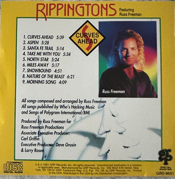 The Rippingtons Featuring Russ Freeman (2) : Curves Ahead (CD, Club)