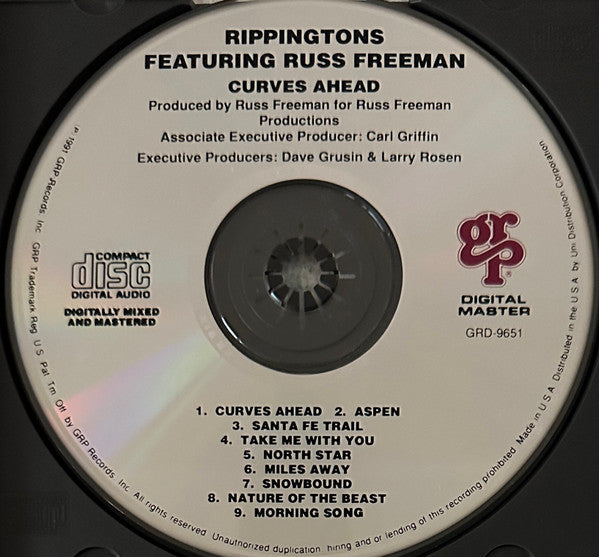The Rippingtons Featuring Russ Freeman (2) : Curves Ahead (CD, Club)